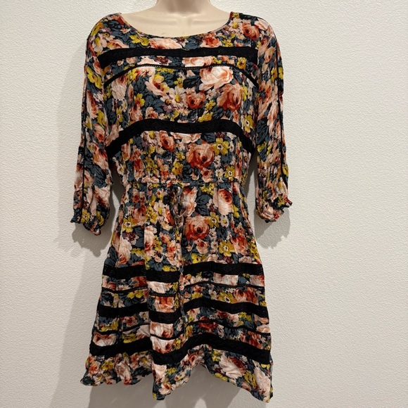 Anthropologie Holding Horses Forica Garden Floral Mini Dress XS - Picture 2 of 9